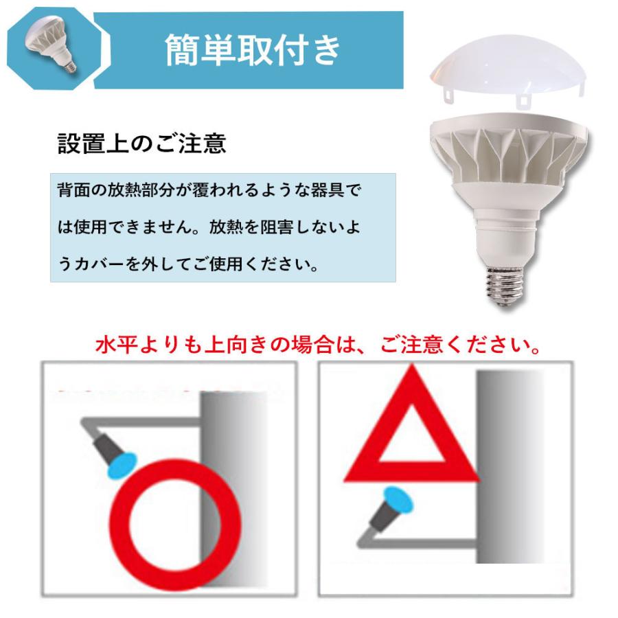 特売20個セット【送料無料】LEDバラストレス水銀灯 E39口金 par56 60w 全光束12000lm IP65防水抜群 調光＆調色機能付き 照射角度140° バラストレス水銀灯代替の画像