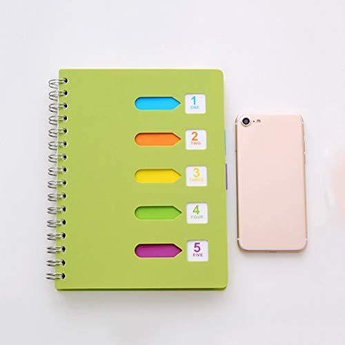 Tinksky 1本入 バインダーノート ノート 日記帳 A5 緑色 メモ帳 かわいい 単語帳 学習帳 Picture 3 14 5 21cm Msb19 Ude14o0jg むすび商店 通販 Yahoo ショッピング