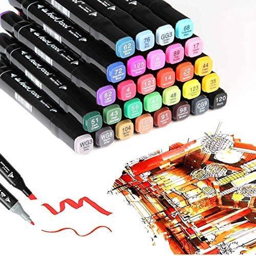 油性ペン セット 30色 マーカーペン コピックペン 油性 2種類のペン先 太細両端 速乾 防水 ベーシック イラスト マーカー アート 多色 Msb19 Ude18r1ji むすび商店 通販 Yahoo ショッピング