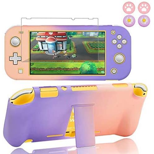 ニンテンドースイッチライト ケース Switch Lite 専用カバー Pcケース Brhe ピンク パープル Msb19 Unv06m1fi むすび商店 通販 Yahoo ショッピング