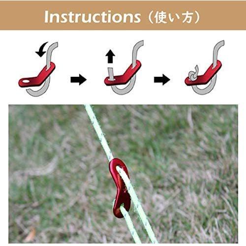 Triwonder パラコード テントロープ ガイライン ガイロープ 反射材入り タープロープ カラビナ テントクリップ オレンジ ８本 Msb19 Vfb21q4bf むすび商店 通販 Yahoo ショッピング