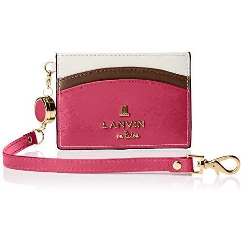 残りわずか 在庫限り超価格 ランバンオンブルー リール付きパスケース ジゼル ピンク Free Size 最先端 Newmatic Ae