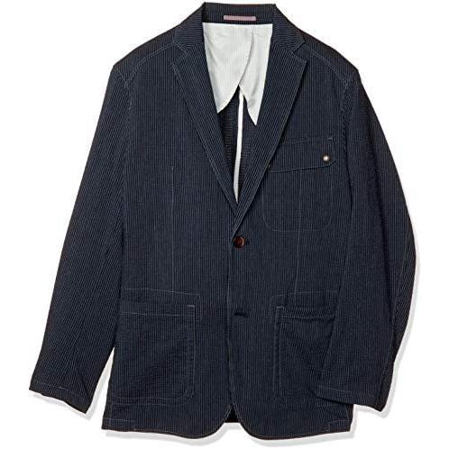 エレメント オブ シンプルライフ テーラードジャケット フェードクールサッカージャケット メンズ ネイビー L Msb19 Vja29m4gc むすび商店 通販 Yahoo ショッピング