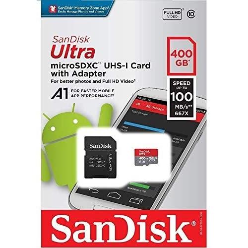 【オンライン限定商品】  SanDisk Ultra 400GB microSDXCメモリーカード UHS-I SDSQUAR-400G-GN6MA (並行輸入品] MicroSDメモリーカード