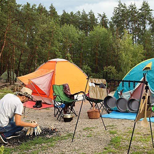 Signstek ランタンスタンド Lサイズハンギングラック 小物収納袋2つ フック6つ付き アウトドア ソロキャンプ おしゃれ 収納ラック Msb19 Vjl13r3dj むすび商店 通販 Yahoo ショッピング