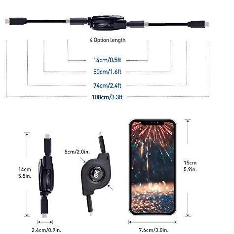 代引可 Usb Matters Cable Type 2本セット 急速充電 3a 高出力 C巻き取り充電ケーブル Type Usb 巻き取り式 Cケーブル Usbケーブル Artsofasia Com