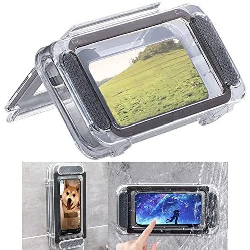 Nacyvcos スマホ防水ケース お風呂 スマホスタンド 防水スマホホルダー お風呂スマホカバー トイレ バスルーム 防水電話ケース 防霧 9wcqkxjgxx 携帯電話 Dacflex Com