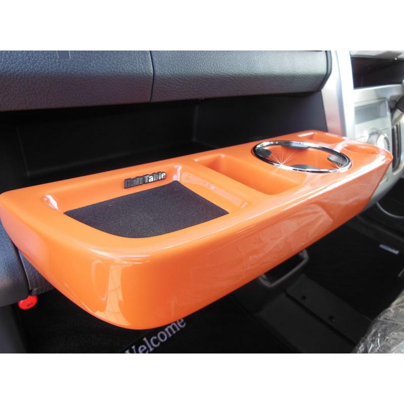 スズキ ハスラー VERONA カップホルダー付 フロントテーブル オレンジ