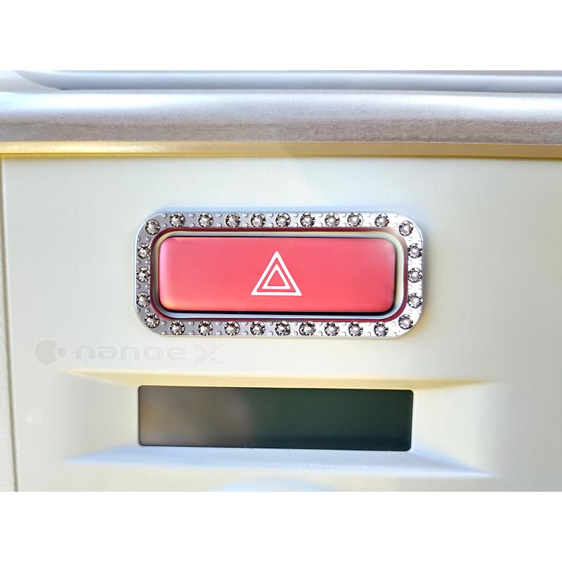 ラパン ラパンLC 5BA-HE33S ハザードスイッチトリム クリスタル