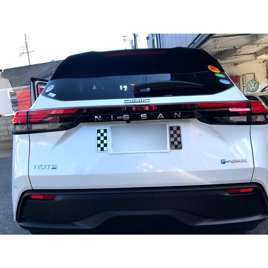 日産 Note ノート 12 専用 バックナンバーガーニッシュ 2pcs Note R2 Backnumber Garnish カーアクセサリー専門店dmmc 通販 Yahoo ショッピング