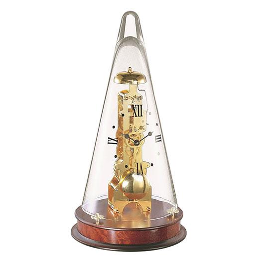 Hermle (ヘルムレ） 機械式置き時計 ヘルムレ 置き時計 おしゃれ 機械式 ガラスカバー Hermle TABLE CLOCK