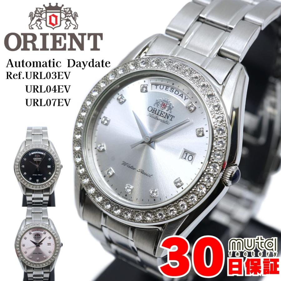 ORIENT オリエント 自動巻き ステンレス ORIENT（オリエント） 自動巻き ラインストーン メンズ シルバー