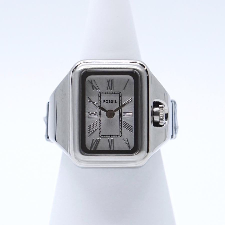 FOSSIL（フォッシル） レディース ウォッチリング 正規輸入品 二針 ステンレススチール 時計リング ES5344 メーカー2年保証 ...