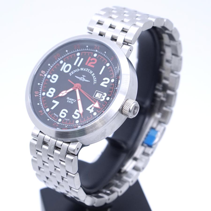 ZENO-WATCH（ゼノウォッチ） ZENO-WATCH BASEL B554Q-GMT-a1 M (RD