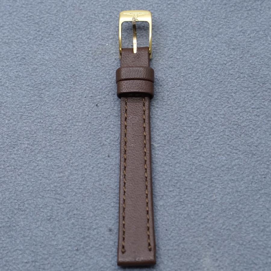 ロンジン LONGINES 純正 10mm カーフ ブラウン 金色尾錠 時計バンド