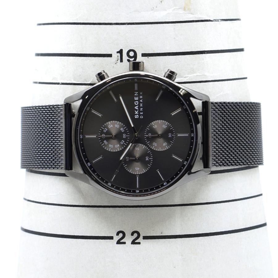 SKAGEN（スカーゲン） SKAGEN HOLST クロノグラフ チャコール スチール 