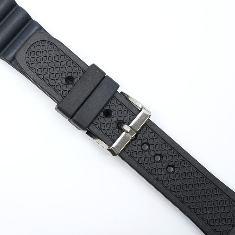 LUMINOX（ルミノックス） 時計バンド 22mm ラバー 防水 ブラック