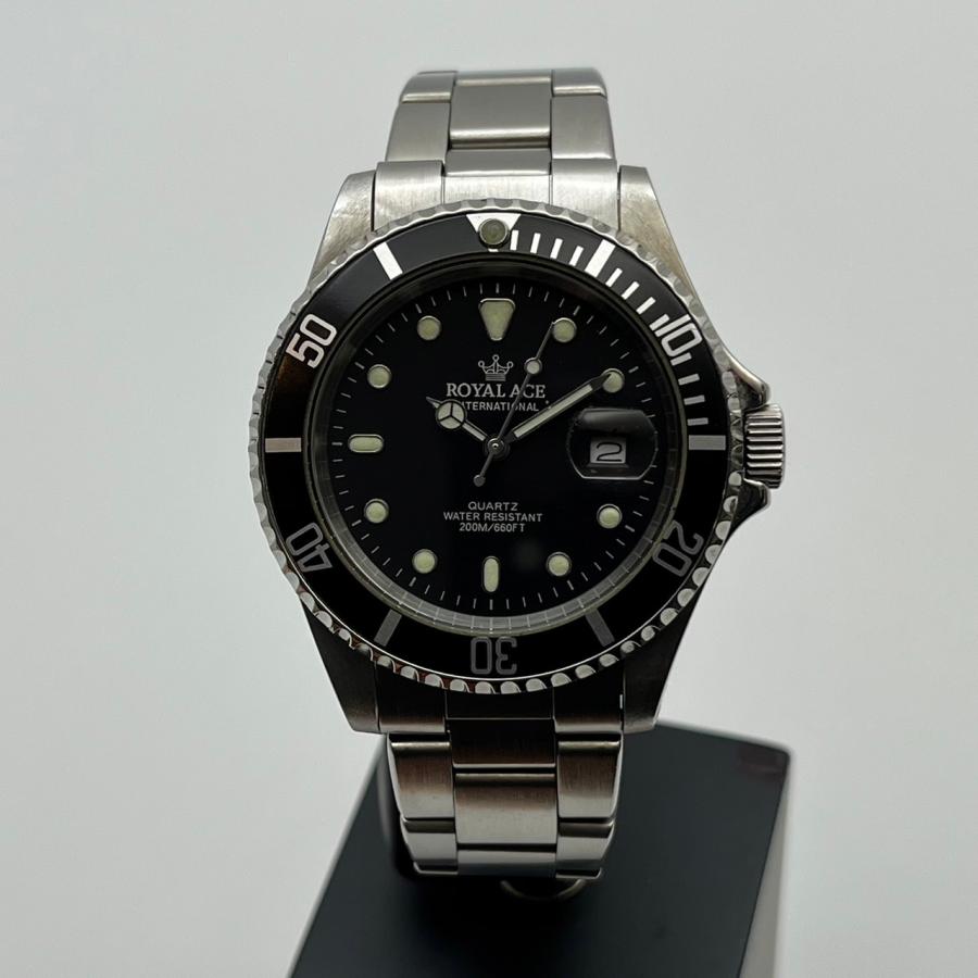 ロイヤルエース R-101 クォーツ ブラック ROYAL ACE M-192 : ac-115 