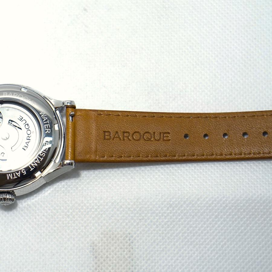 BAROQUE バロック 国産 自動巻き 腕時計 メンズ 黒 ブラック 正規品 