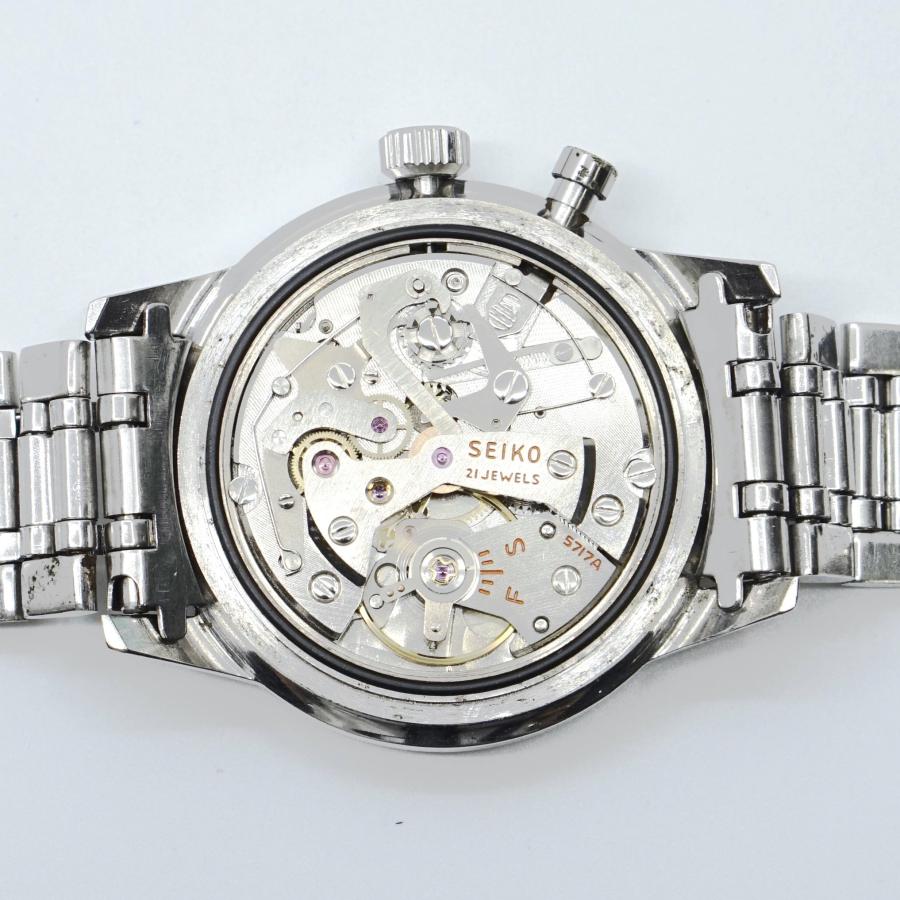 SEIKO（セイコー） ワンプッシュクロノグラフ 5717-8990 手巻き OH済み