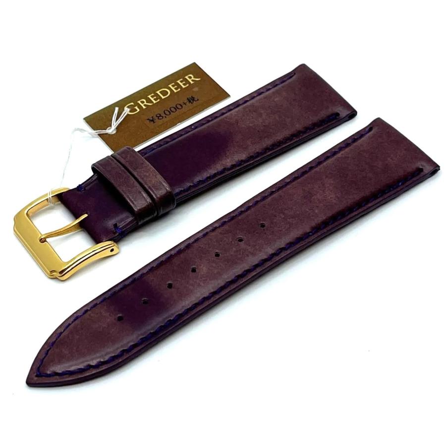 バンビ 腕時計 ベルト 22mm BAMBI グレディア ZCA003 パープル