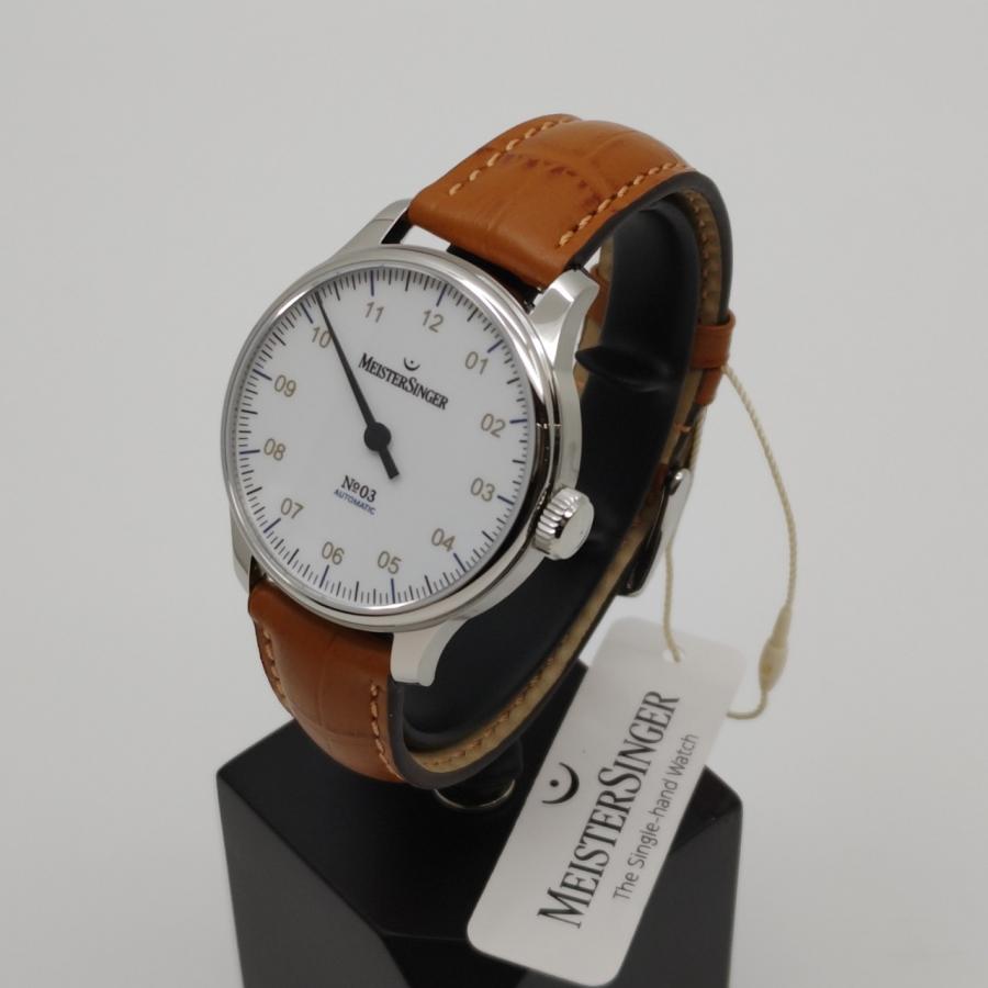 MEISTERSINGER No. 03 自動巻き時計マスタージンガー MEISTER SINGER（マイスタージンガー） MEISTERSINGER No.03-White