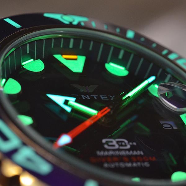 ケンテックス KENTEX 腕時計 自動巻き ダイバー マリンマンシーアングラー ブラック メタルバンド MARINEMAN SEA ANGLER 正規品 メーカー最大3年保証 S706X-01の画像