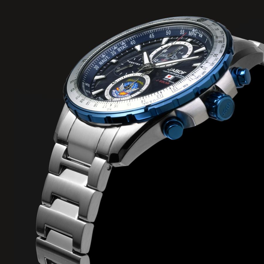 ケンテックス KENTEX ソーラー腕時計 ブルーインパルス ソーラープロ Blue Impulse Solar Pro 正規品 メーカー最大3年保証 世界1960 S802M-03の画像