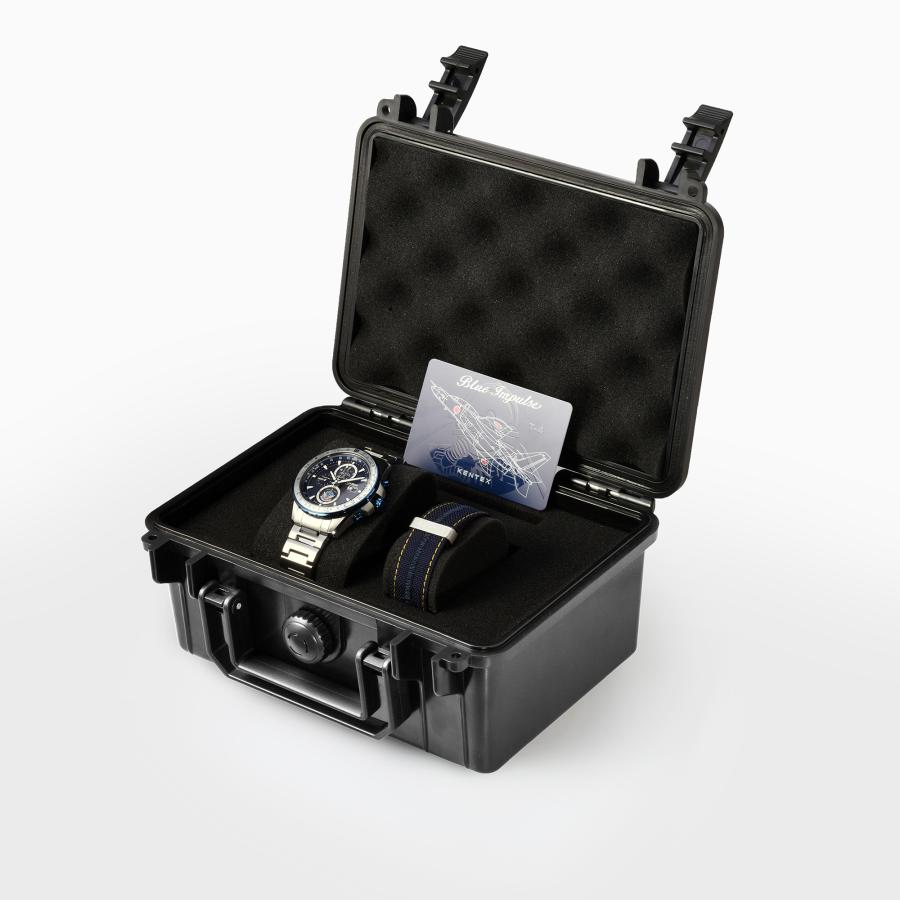 ケンテックス KENTEX ソーラー腕時計 ブルーインパルス ソーラープロ Blue Impulse Solar Pro 正規品 メーカー最大3年保証 世界1960 S802M-03の画像