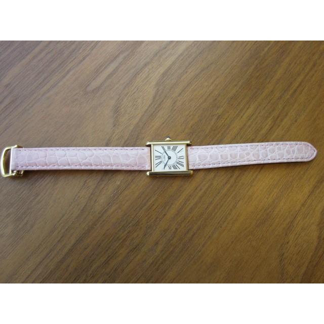 TANK（Cartier） カルティエ タンク 時計ベルト 15mm カシス