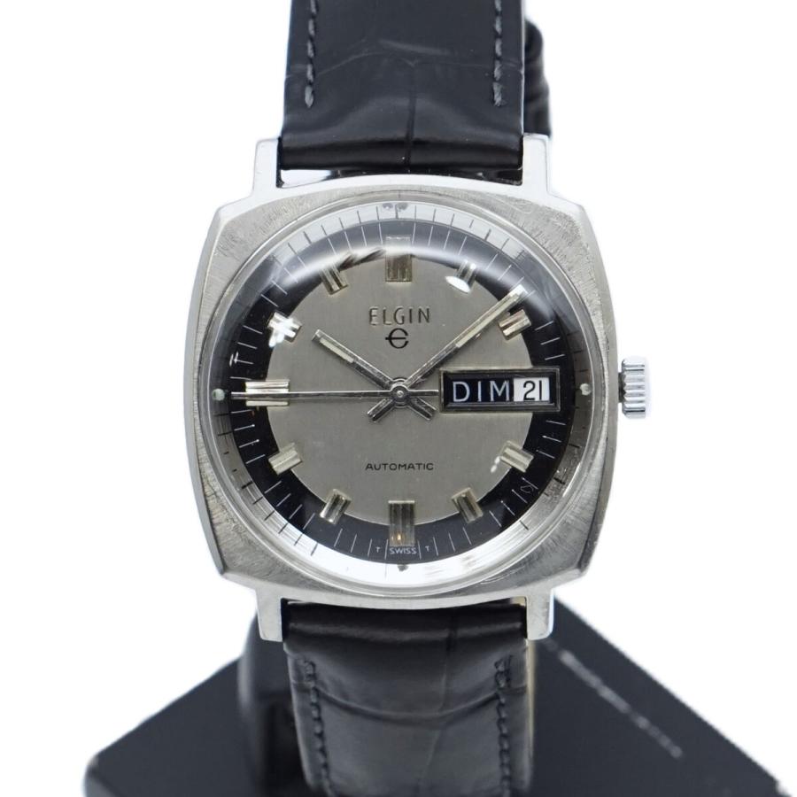 ELGIN（エルジン） 1970年代 自動巻き デイデイト メンズ腕時計 Ref