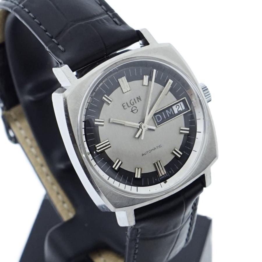 ELGIN（エルジン） 1970年代 自動巻き デイデイト メンズ腕時計 Ref