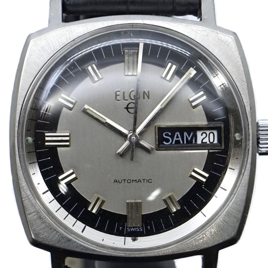 ELGIN（エルジン） 1970年代 自動巻き デイデイト メンズ腕時計 Ref 
