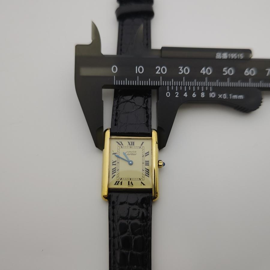 最終値下げ 極美品 カルティエ Cartier マストタンク ヴェルメイユ CARTIER】ヴィンテージ カルティエ マストタンク SM