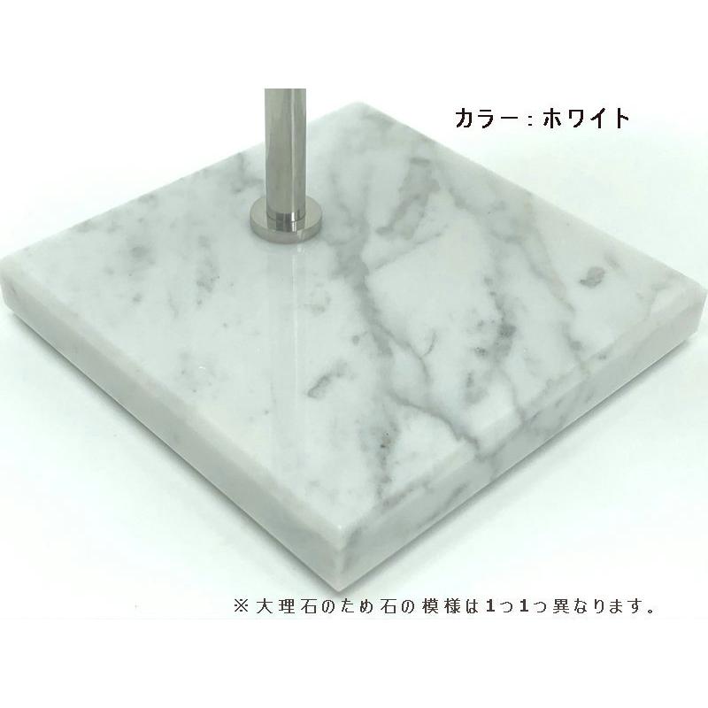 ウオッチスタンド 大理石 レザー ホワイト コレクション インテリア