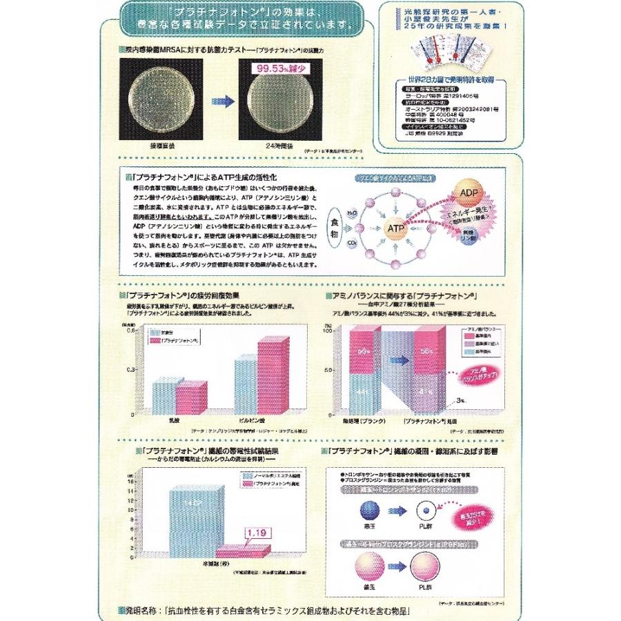 2枚 遠赤プラチナフォトンの不思議な綿「厚地」 正規品 : 無添加