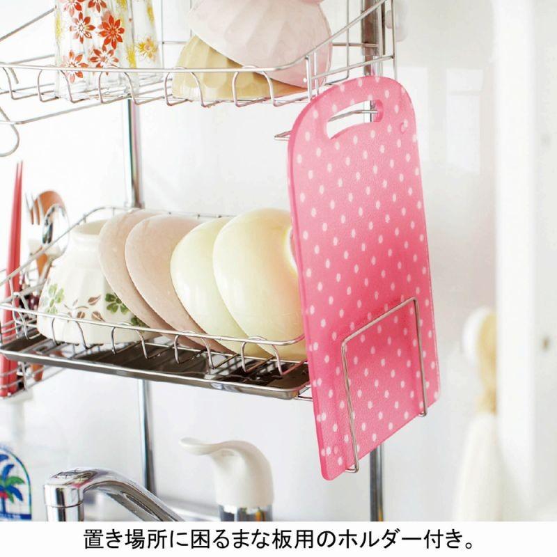 突っ張りミニ水切りラックｕｘ 2段 突っ張り棒 突っ張り式 水切りかご 水切りカゴ 水切りバスケット シンクラック 送料無料 直送 生活雑貨 通販 Paypayモール