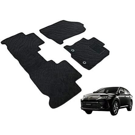 値引きする フェニーチェ カーマット フロアマット 国内生産 トヨタ ハリアー ハリアーハイブリッド ハリアーターボ 60系 ウェーブブラック 後期用 お1人様1点限り Turningheadskennel Com