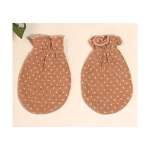 ベビーミトン オーガニックコットン ドット柄 赤ちゃん 手袋 |  | 02