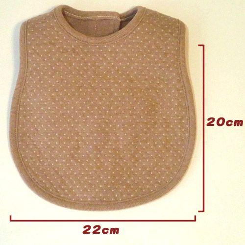 ベビースタイ オーガニックコットン ドット柄 赤ちゃん よだれかけ |  | 02