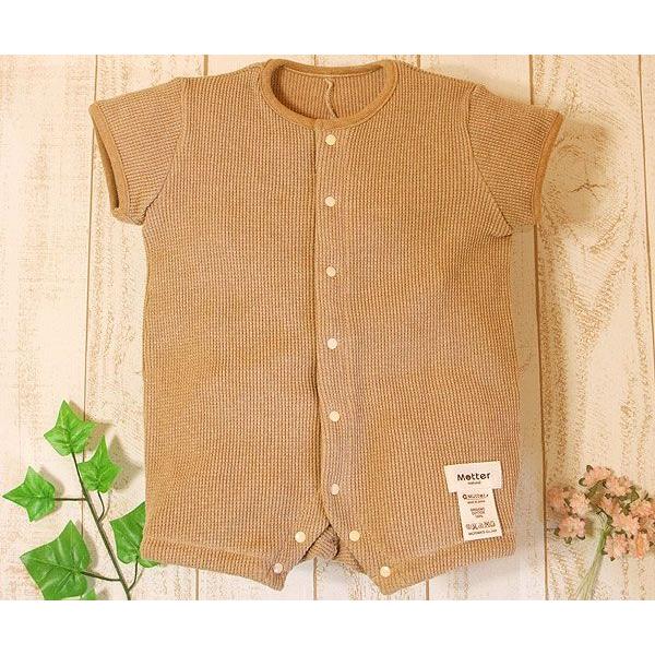 ベビー服 カバーオール オーガニックコットン 半袖ワッフルカバーオール |  | 02