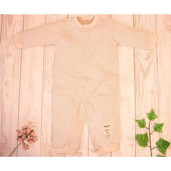 ベビー服 カバーオール オーガニックコットン 長袖ドット柄カバーオール |  | 01