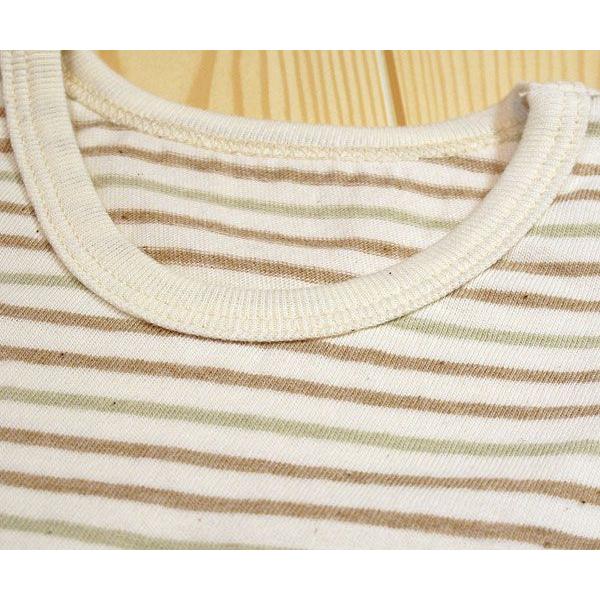 ベビー服 ベビー肌着 オーガニックコットン 3色ボーダータンクトップ肌着 |  | 02