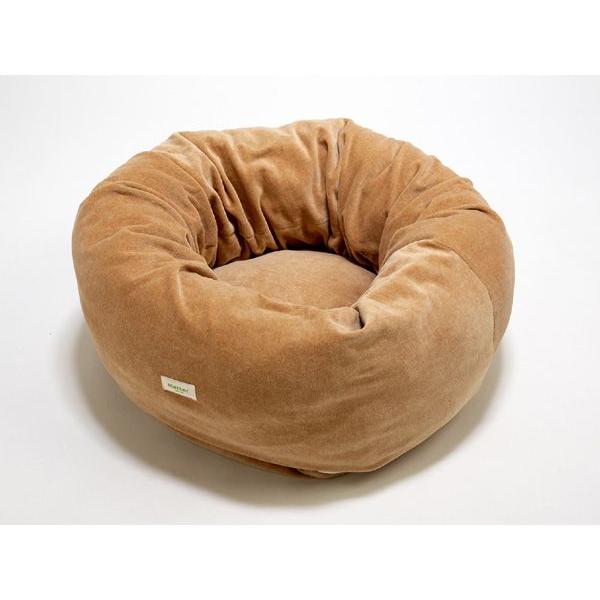 犬 ベッド オーガニックコットン ベロアドーナツタイプ ベッド Sサイズ 替カバーのみの画像