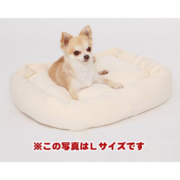 犬 ベッド オーガニックコットン ミニウラ毛スクエア ベッド 中型犬 ペット Mサイズ |  | 01