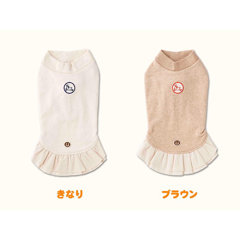 犬服 中型犬 服 ミニ裏毛背守りノースリーブワンピース/4-6号 |  | 01