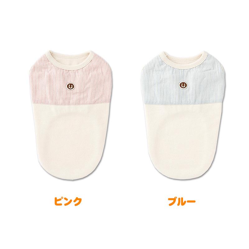 犬服 大型犬 服 ミニ裏毛起毛配色ノースリーブ/7-9号 |  | 01