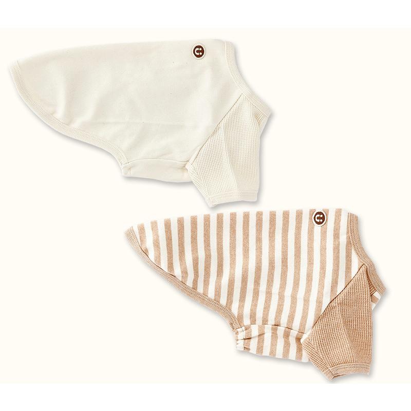 犬服 大型犬 服 スムース×ワッフル半袖TEE/7-9号 |  | 02