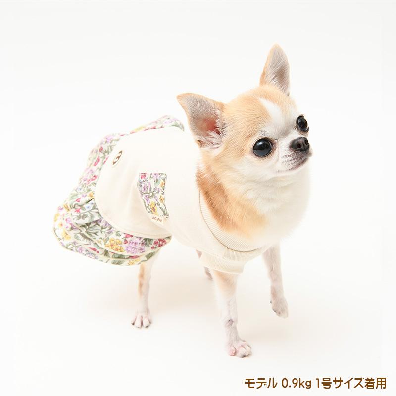 犬服 中型犬 服 スムース花柄ポケット ノースリーブワンピース/4-6号 |  | 05