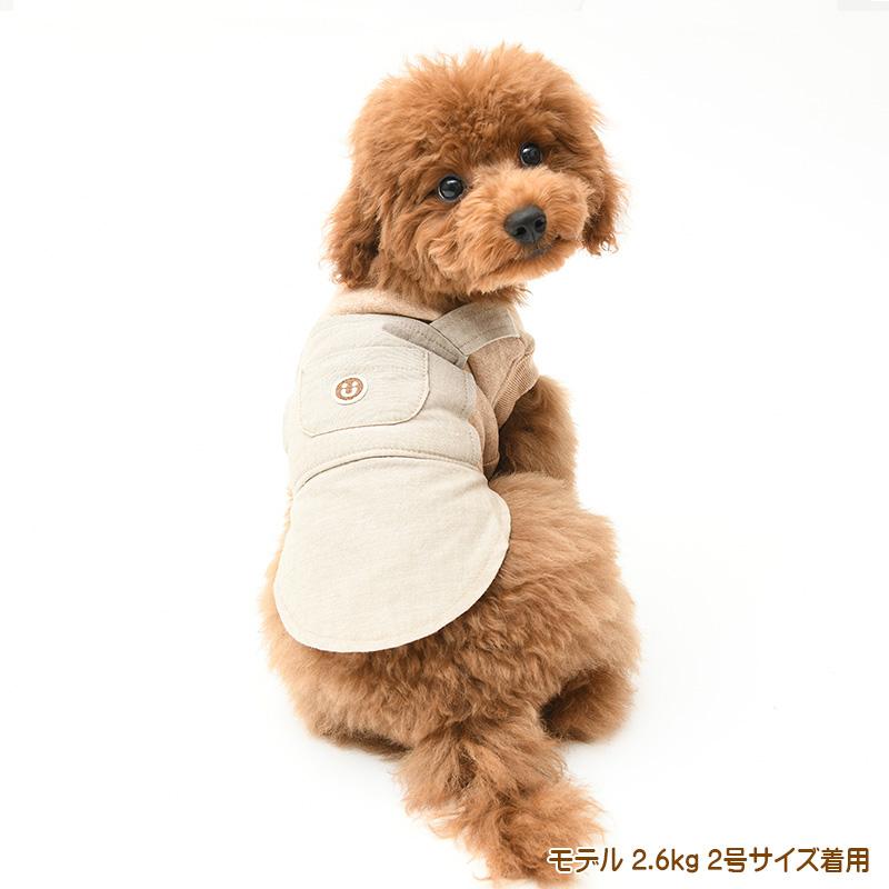 犬服 大型犬 服 ミニ裏毛起毛デニムオーバーオール/7-9号 |  | 03